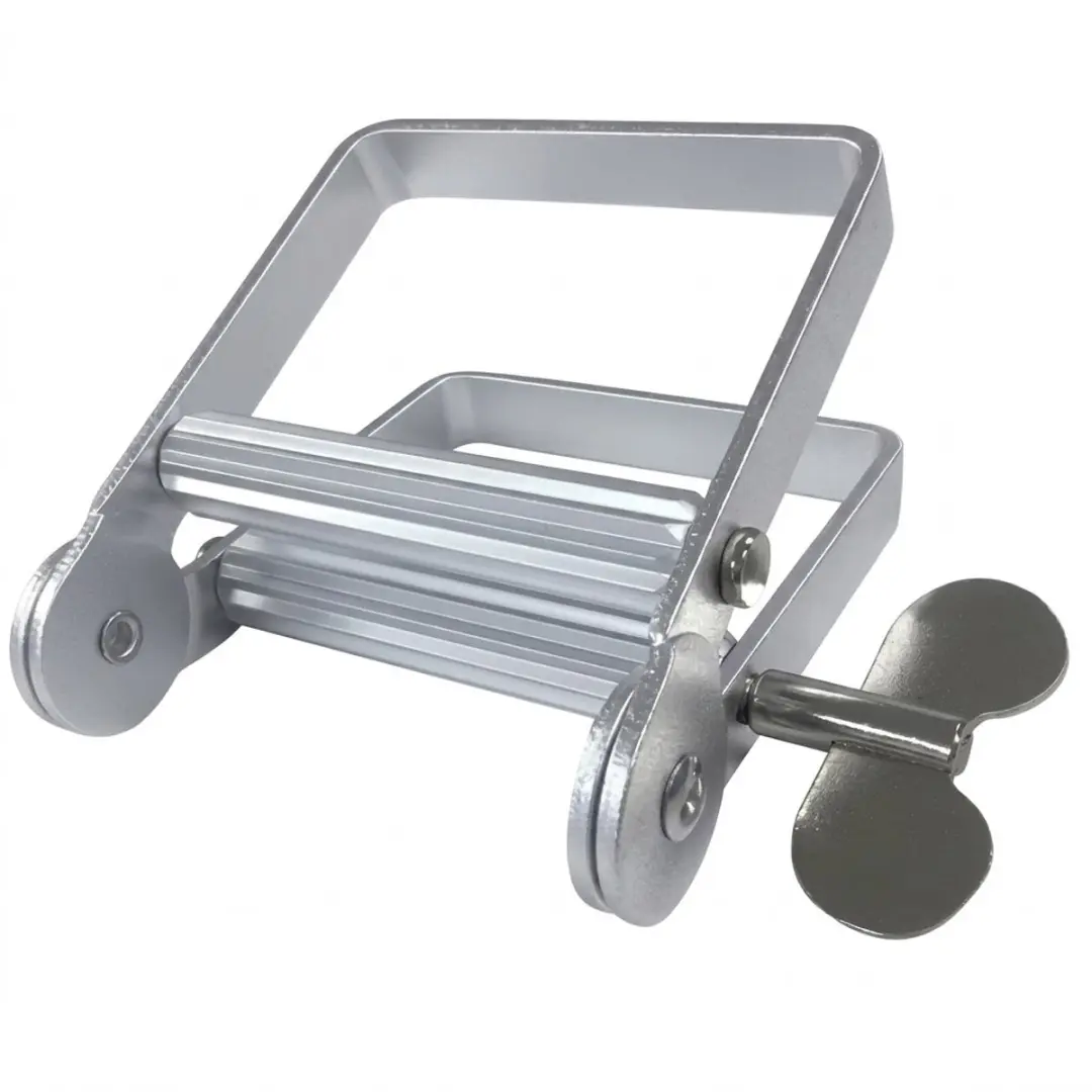 NuveX Zilverkleurige Tube Knijper met Roller - 1 Stuk