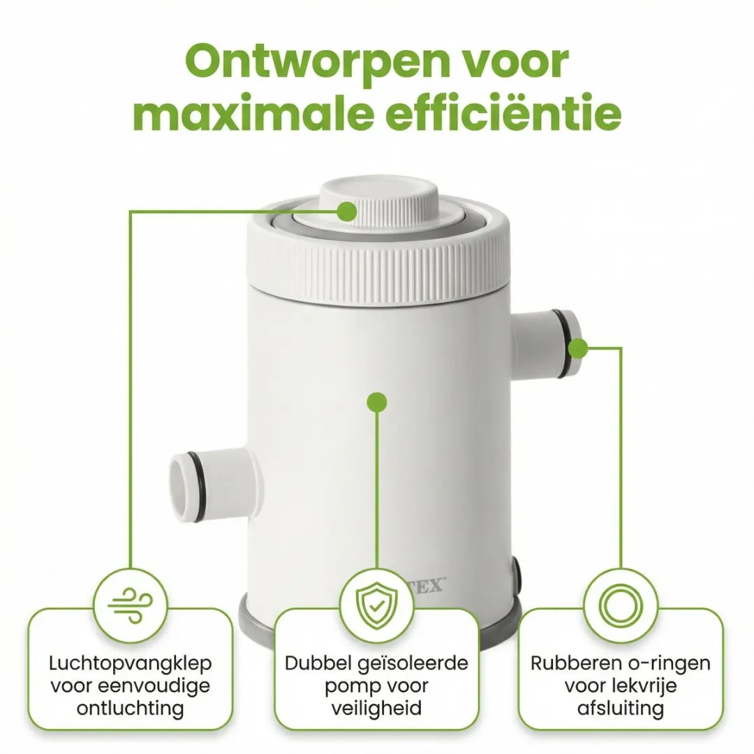 Intex Easy Set Zwembad 183x51cm Rood - 880L - 7-delig