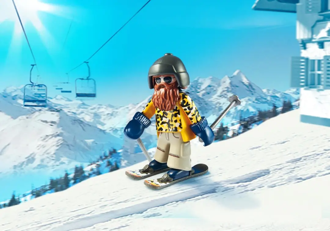 Playmobil Skiër op Snowblades 9284 - Multicolor - afbeelding 6 van 6