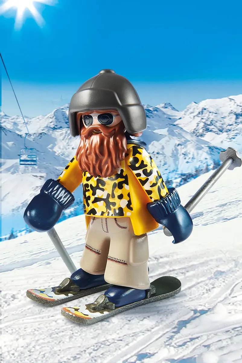 Playmobil Skiër op Snowblades 9284 - Multicolor