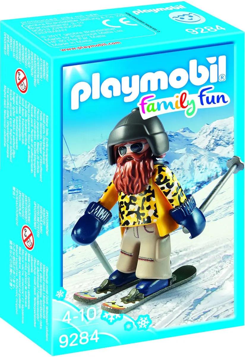 Playmobil Skiër op Snowblades 9284 - Multicolor
