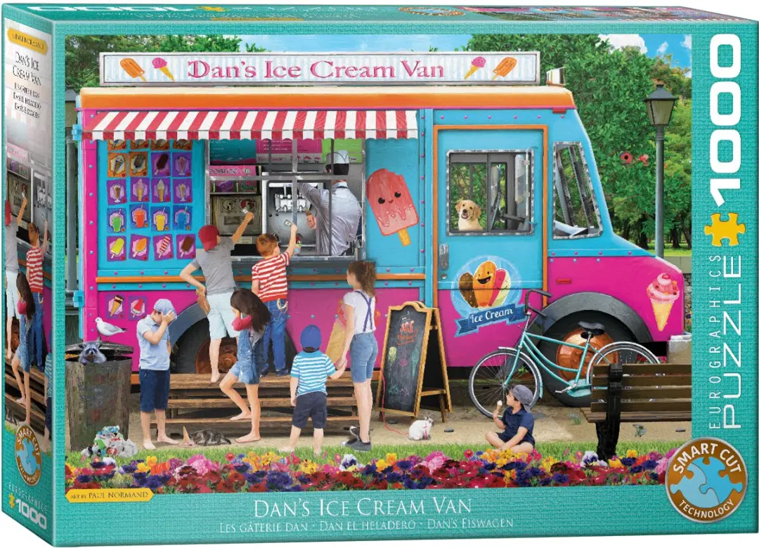 Eurographics Dan's IJscowagen Legpuzzel 1000 Stuks