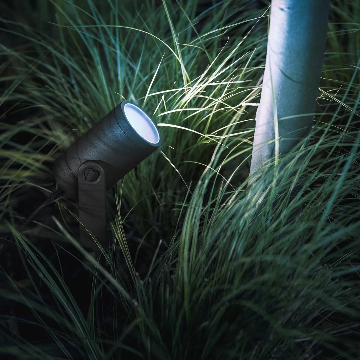 Philips Hue Lily Basisset Tuinspots - 2 Stuks - Antraciet