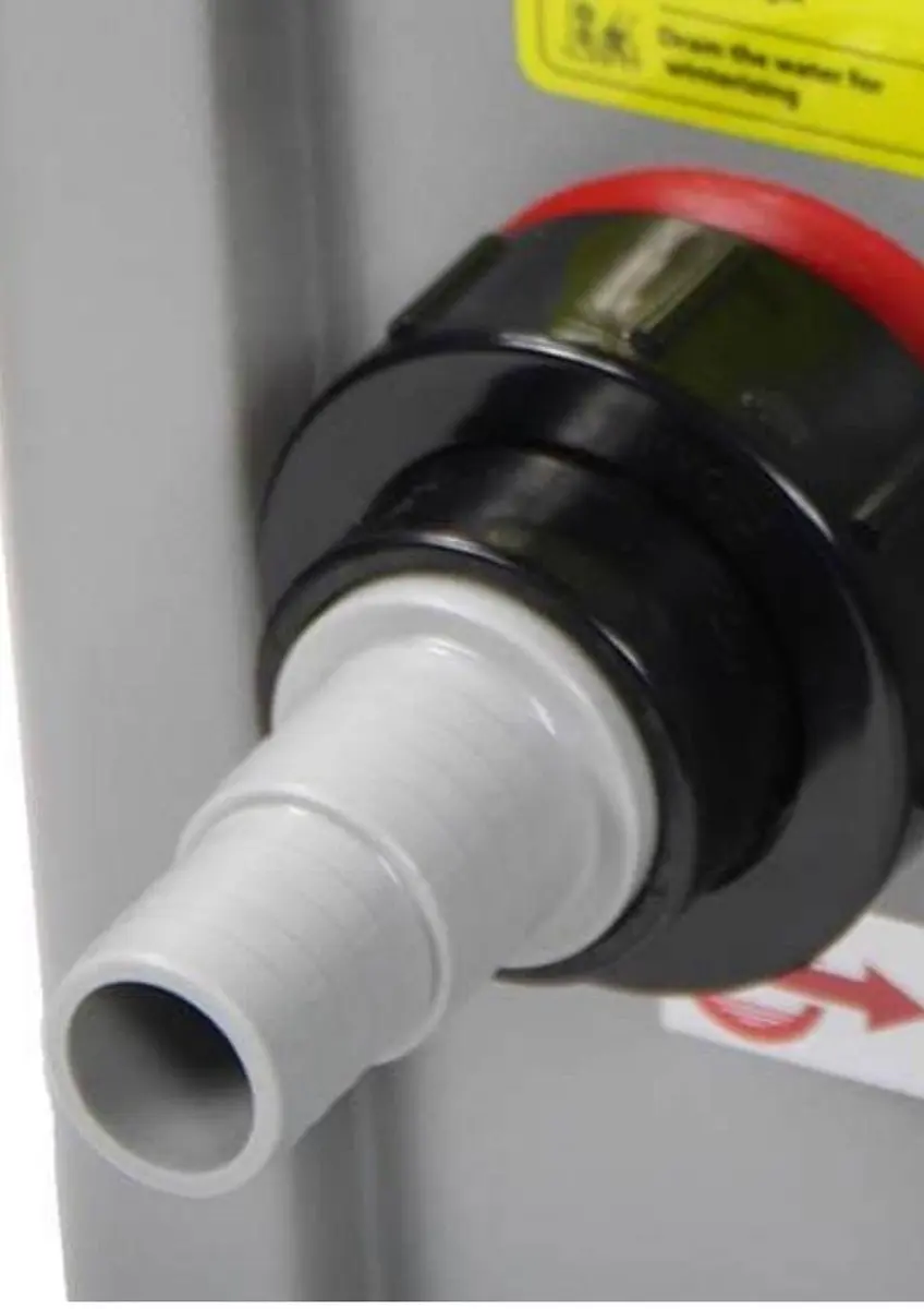 Intex Warmtepomp Aansluitset 03 - 2x Slangtule 50mm→38-32mm + 2x Klemmen - Grijs