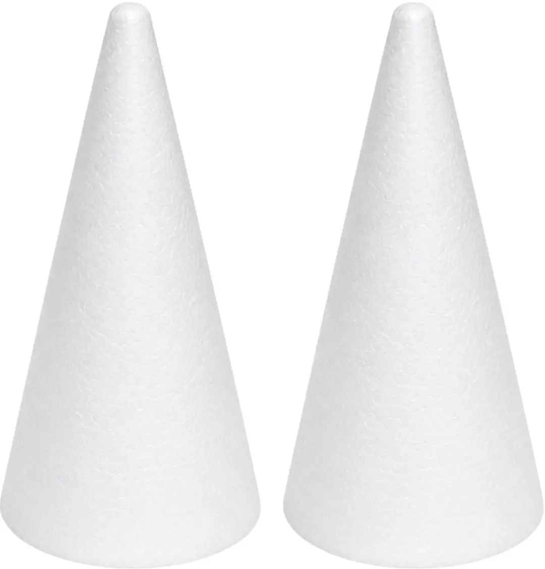 Bellatio Design Piepschuim Kegels 2 Stuks