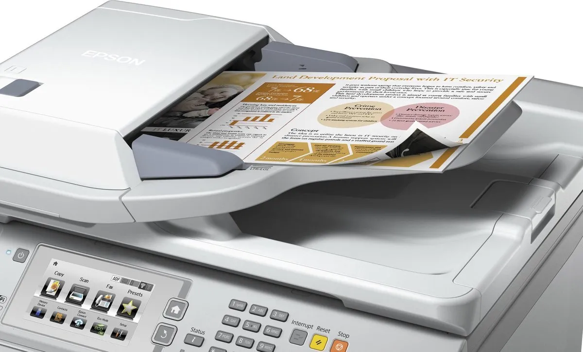 Epson WorkForce Pro WF-6590DWF All-in-One Printer - 581 Vel - 25-39 ppm