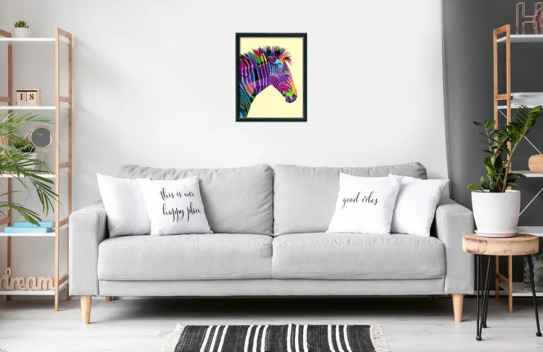Ravensburger CreArt Zebra Schilderen op nummer - Multicolor