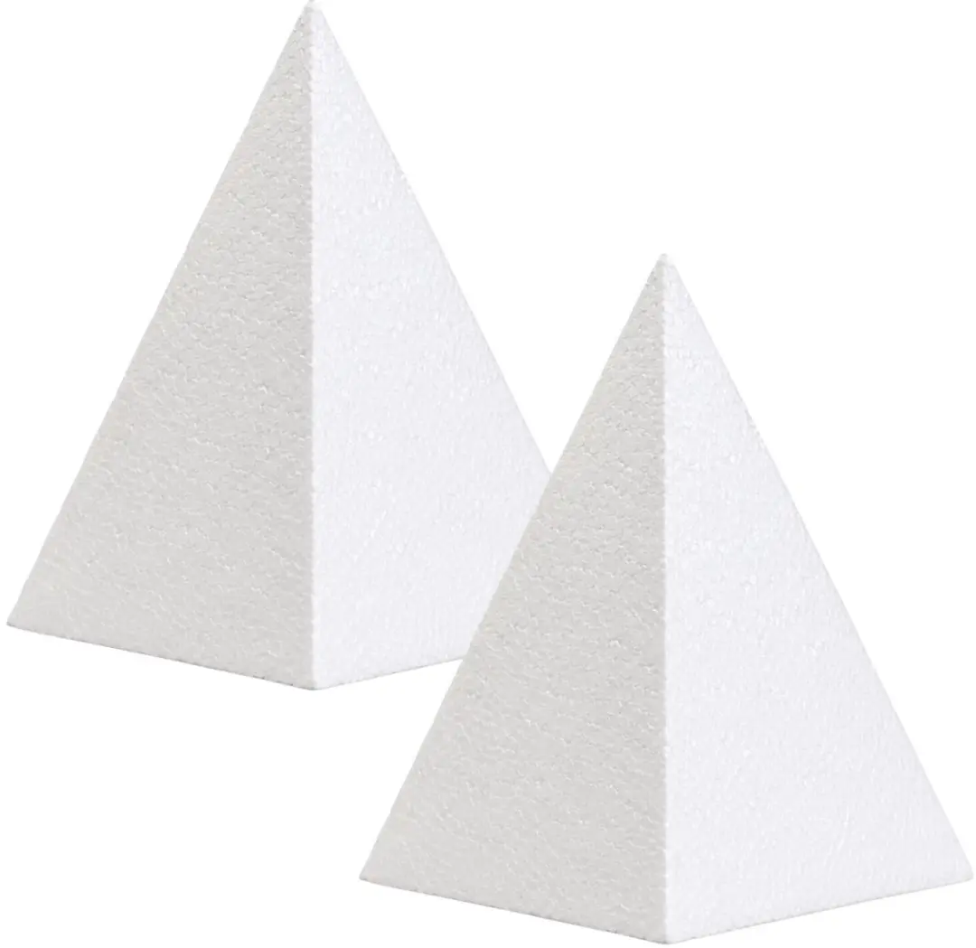 Bellatio Design Piepschuim Piramide 2 Stuks
