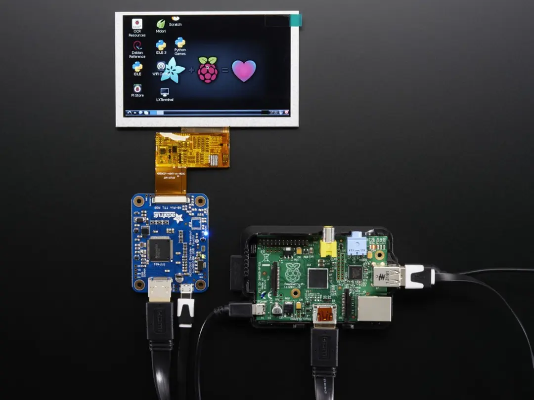 Adafruit TFP401 HDMI/DVI Decoder - 40-Pin TTL - Meerkleurig