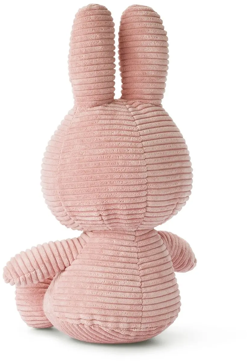 International Bon Ton Toys Nijntje Corduroy Knuffel - 33cm - Roze
