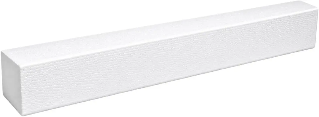 Bellatio Design Piepschuim Baksteen 2x - 80x7,5x7,5cm Wit