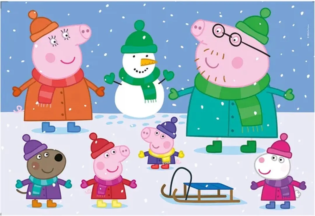 Clementoni Peppa Pig Puzzel 104 Stukjes - Multicolor