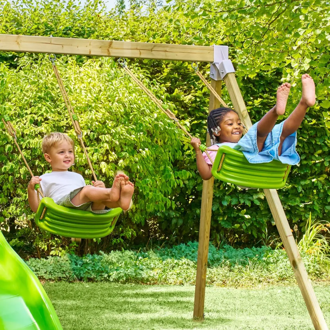 TP Toys Schommelarm FSC Hout - 2 Groene Schommels