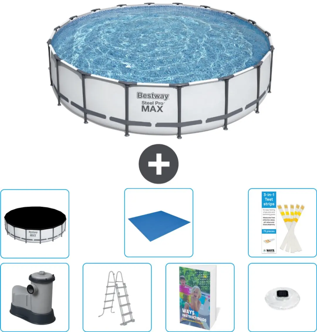 Bestway Steel Pro MAX Zwembad 549x122cm