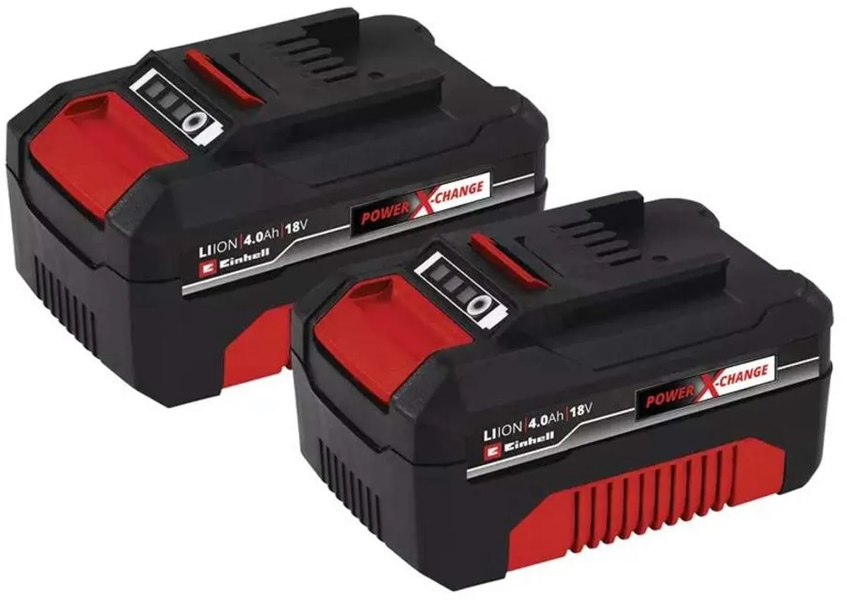 Einhell Twinpack 4.0 Ah Power X-Change Accu - 2x 4000mAh - afbeelding 6 van 6