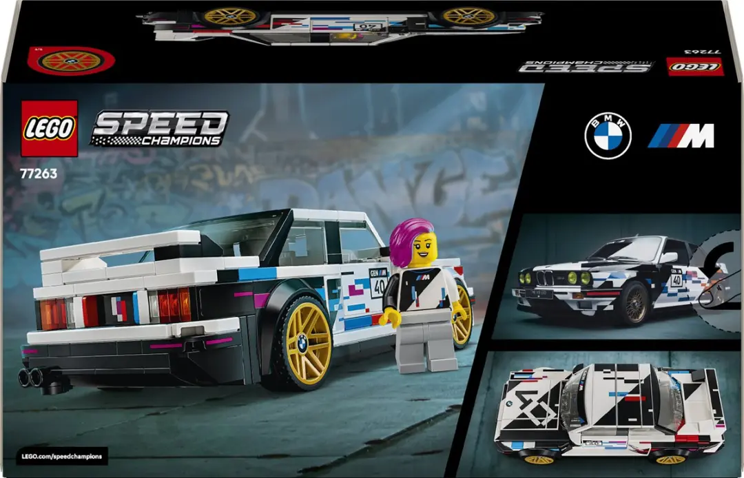 LEGO Speed Champions BMW M3 E30 Bouwpakket 358 Stuks - Multicolor