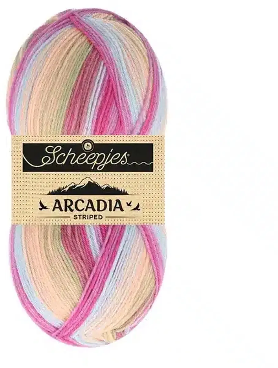 Scheepjes Arcadia Striped Wol - 914 Sonoran