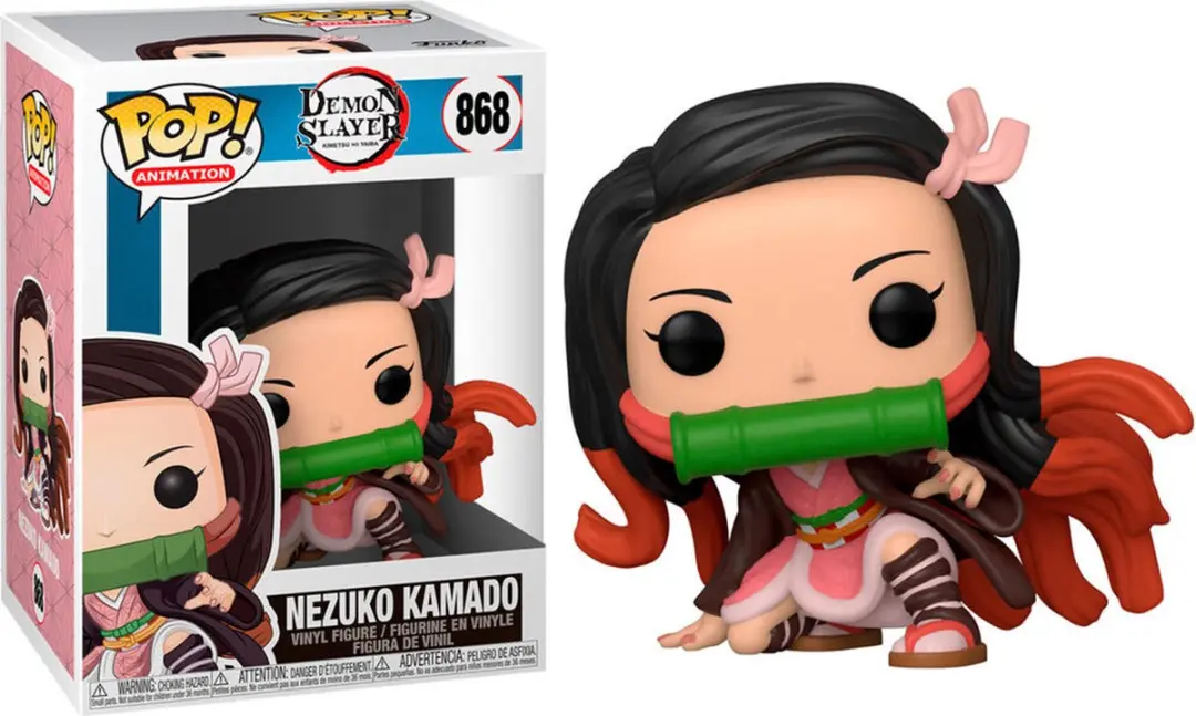Funko Pop! Nezuko Kamado Demon Slayer Figuur #868 - 9cm - Multicolor