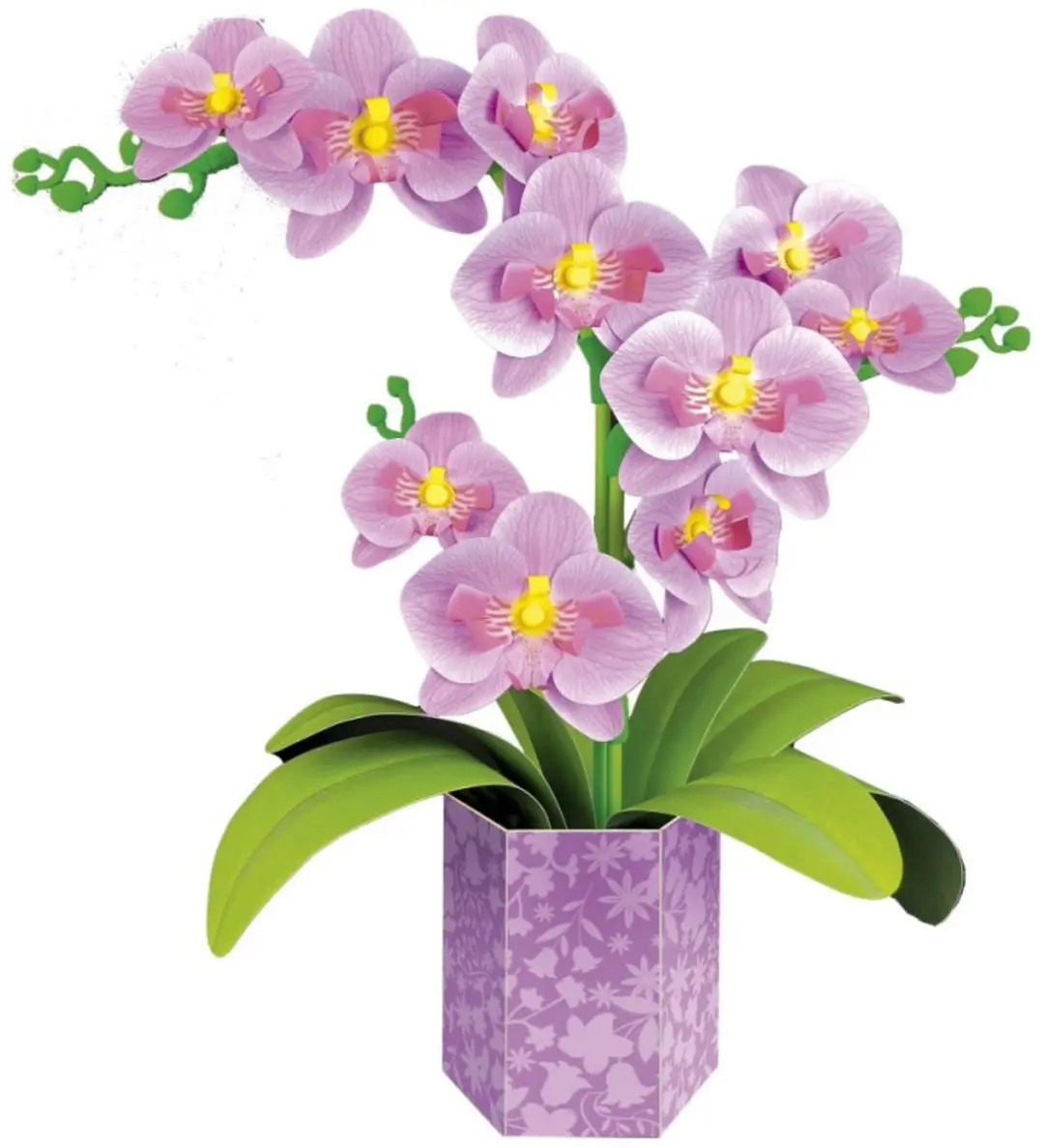 Educa Bloemsierkunst Orchidee - Roze