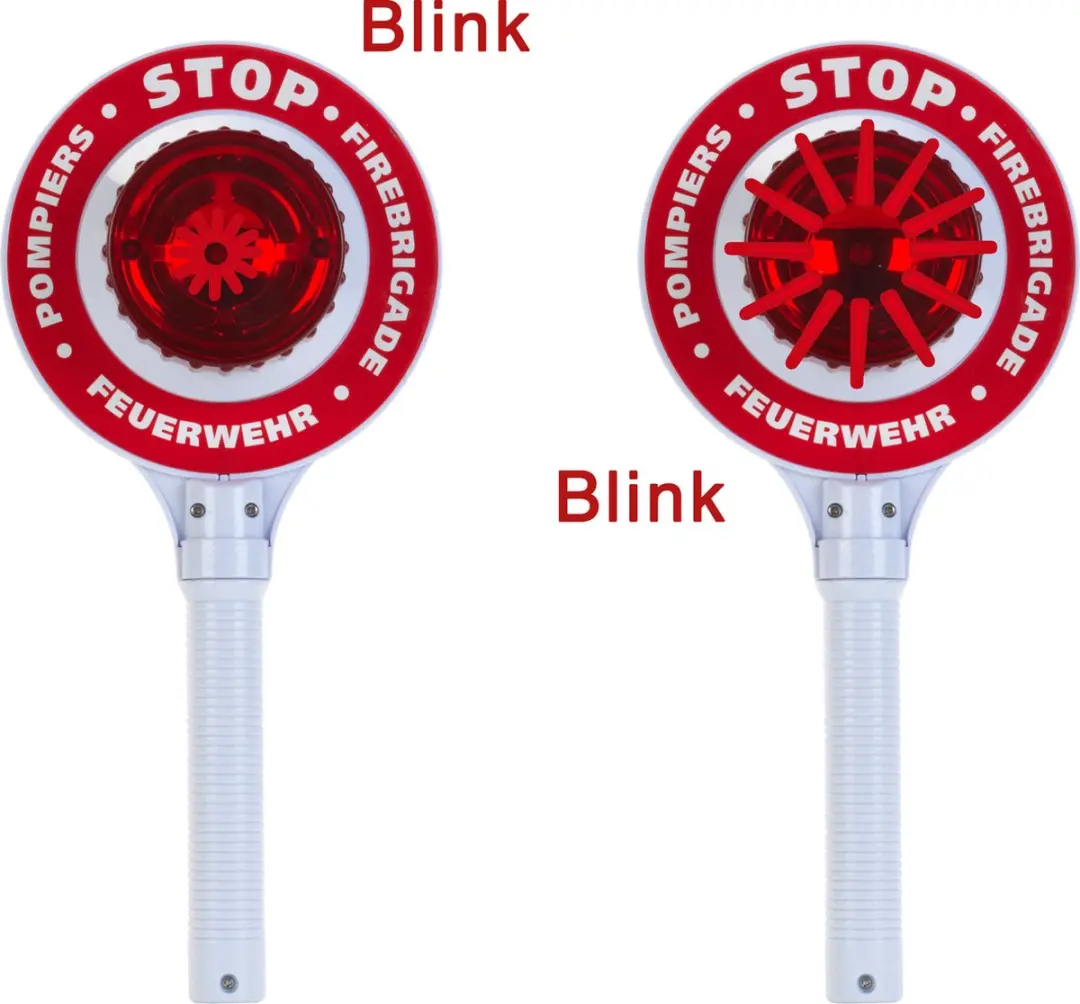Klein Toys Brandweerstopbord - 16x3,5x29cm - Rood/Wit