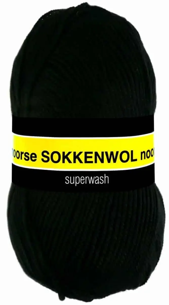 Scheepjes Noorse Sokkenwol 6860 - Zwart