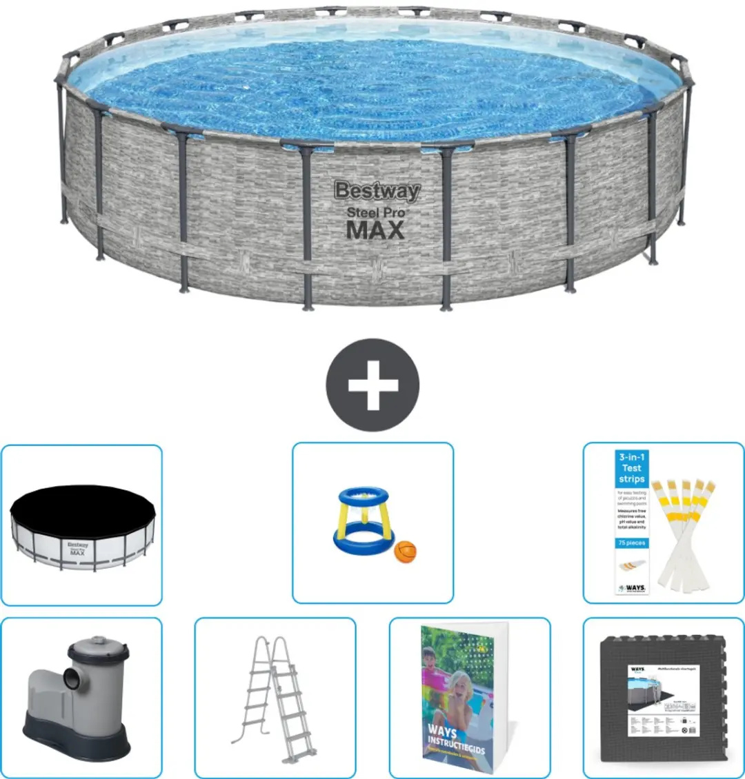 Bestway Steel Pro MAX Zwembad 549cm