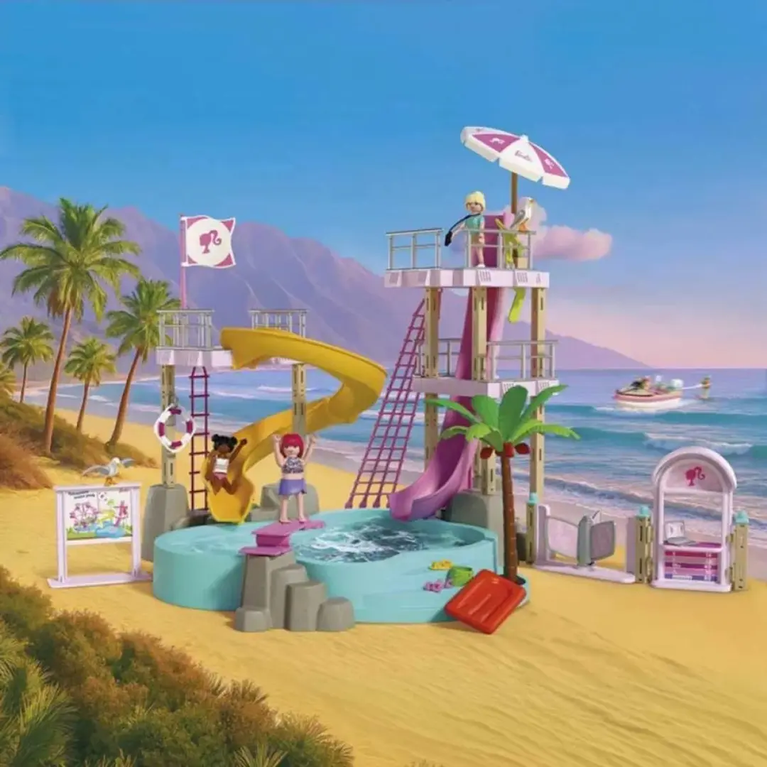 Playmobil X Barbie Waterpark Bouwset 146 Stuks - Multicolor