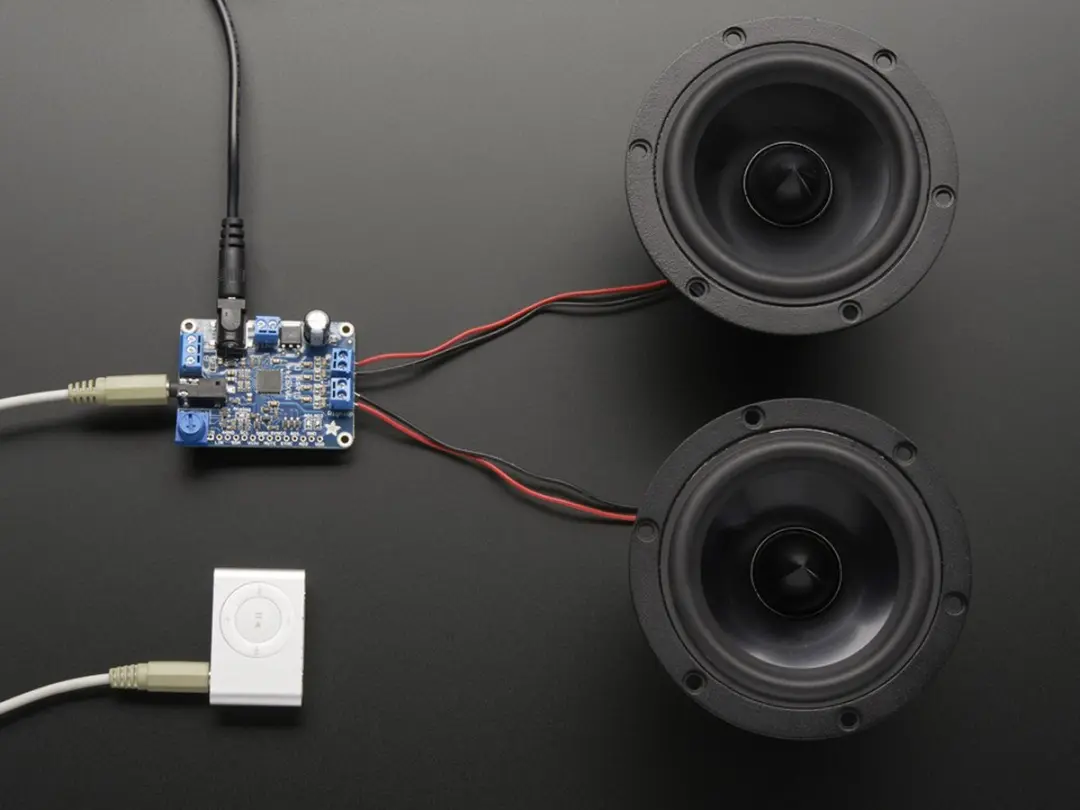 Adafruit MAX9744 Stereo Audio Versterker 20W - Meerkleurig