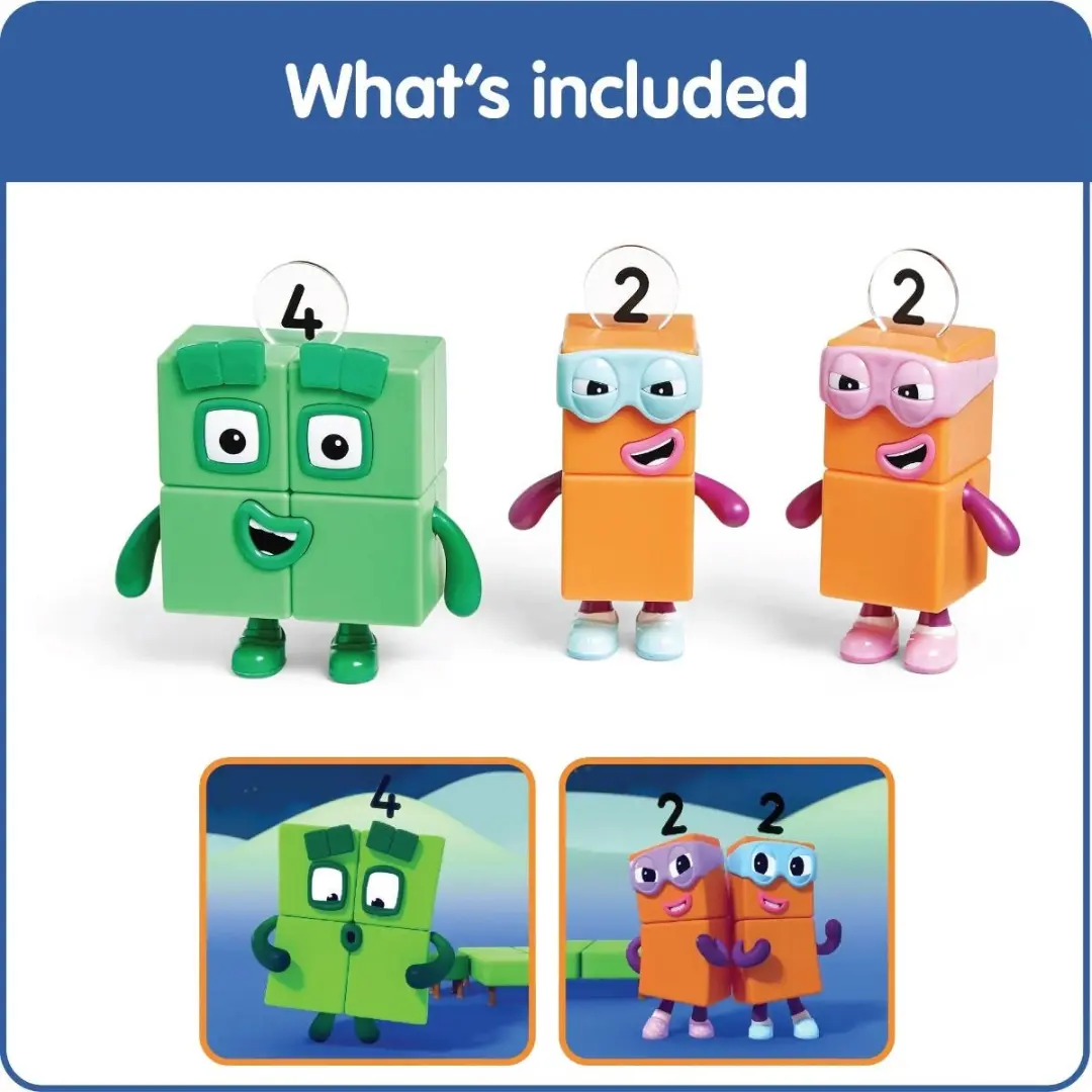 Learning Resources Numercubes 3+ - Groene & Oranje