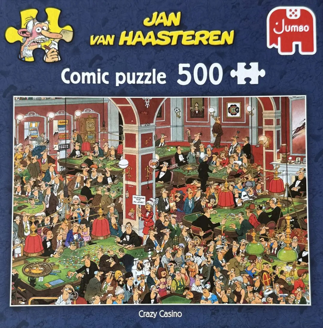 Jumbo Crazy Casino Jan van Haasteren Puzzle 500 Stuks