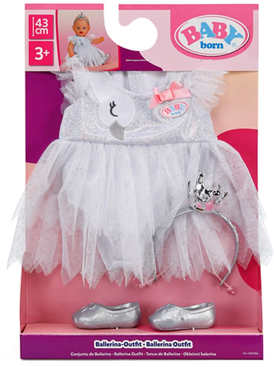 Baby Born Ballerina Outfit 43cm - Meerkleurig