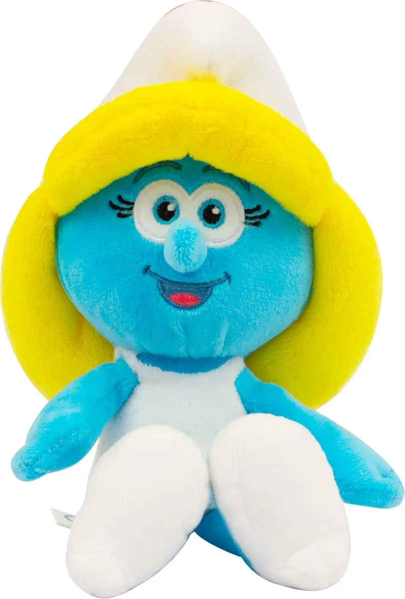 De Smurfen Pluche Knuffelset - 4 Stuks (20cm) - Blauw