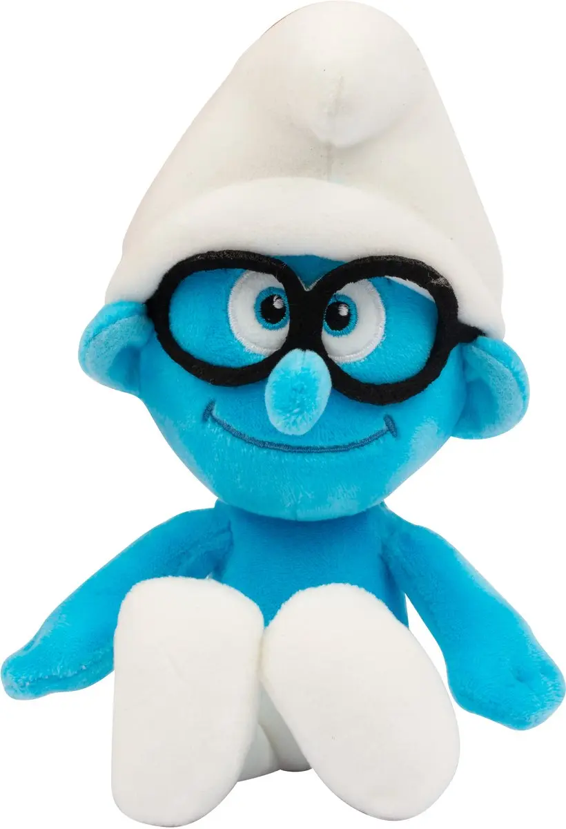De Smurfen Pluche Knuffelset - 4 Stuks (20cm) - Blauw