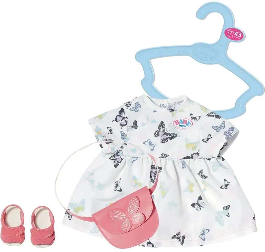 Baby Born Vlinder Design Jurk 43cm - Meerkleurig