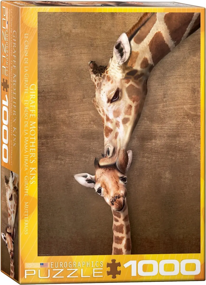 Eurographics Girafmoeder Kus Legpuzzel 1000 Stuks