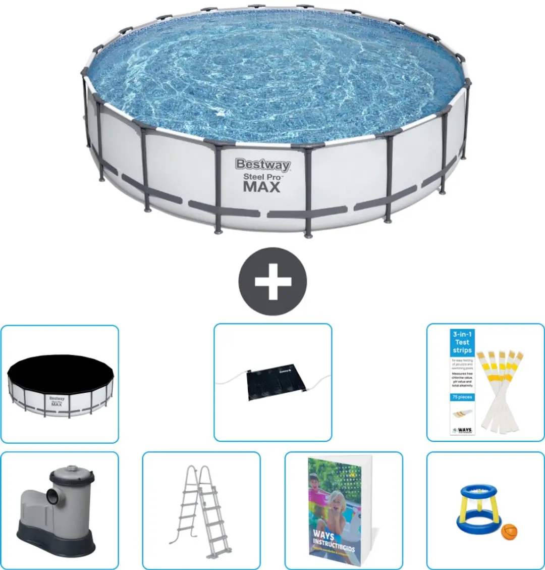 Bestway Steel Pro MAX Zwembad 549x122cm