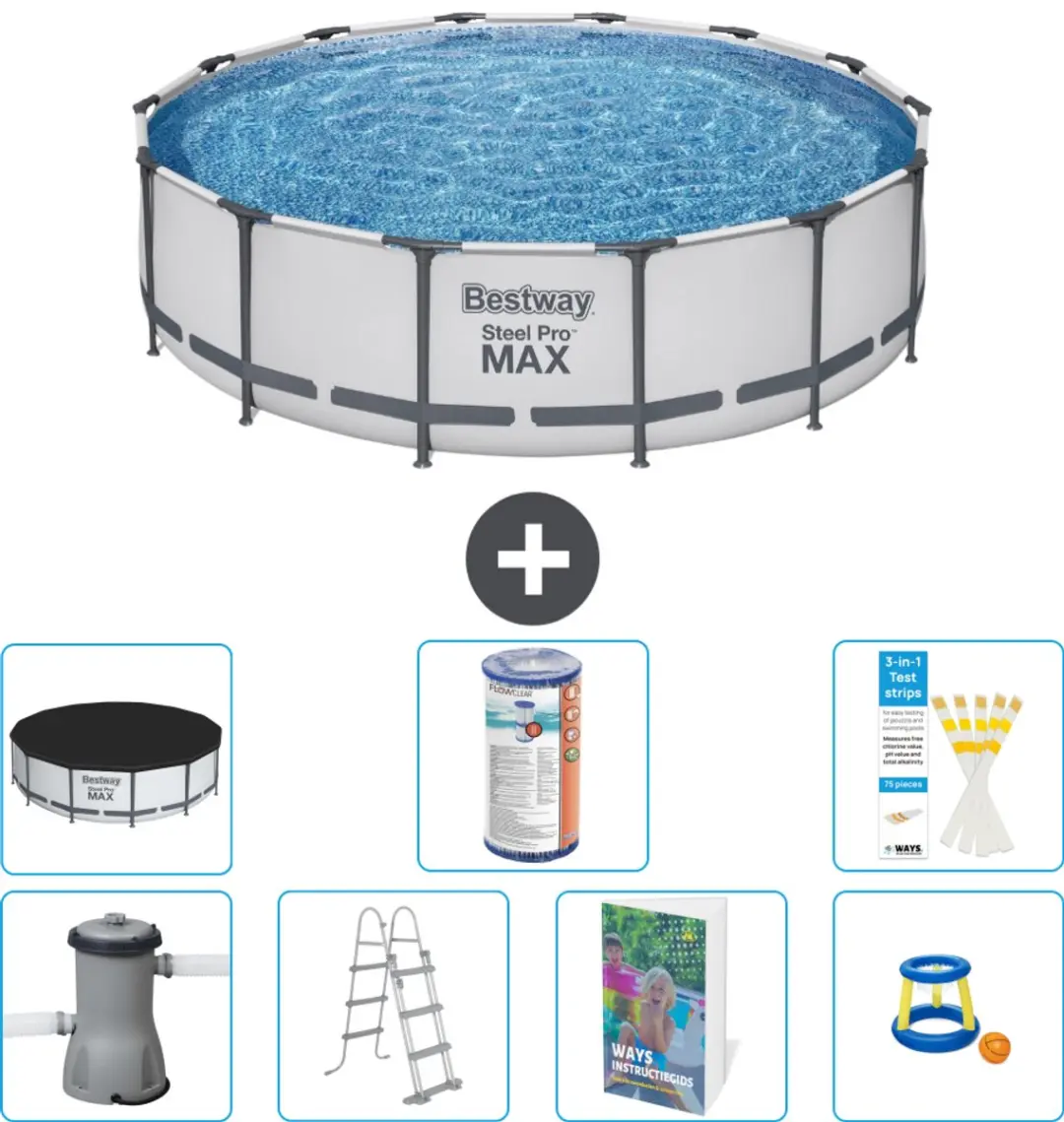 Bestway Steel Pro MAX Zwembad 427x107cm