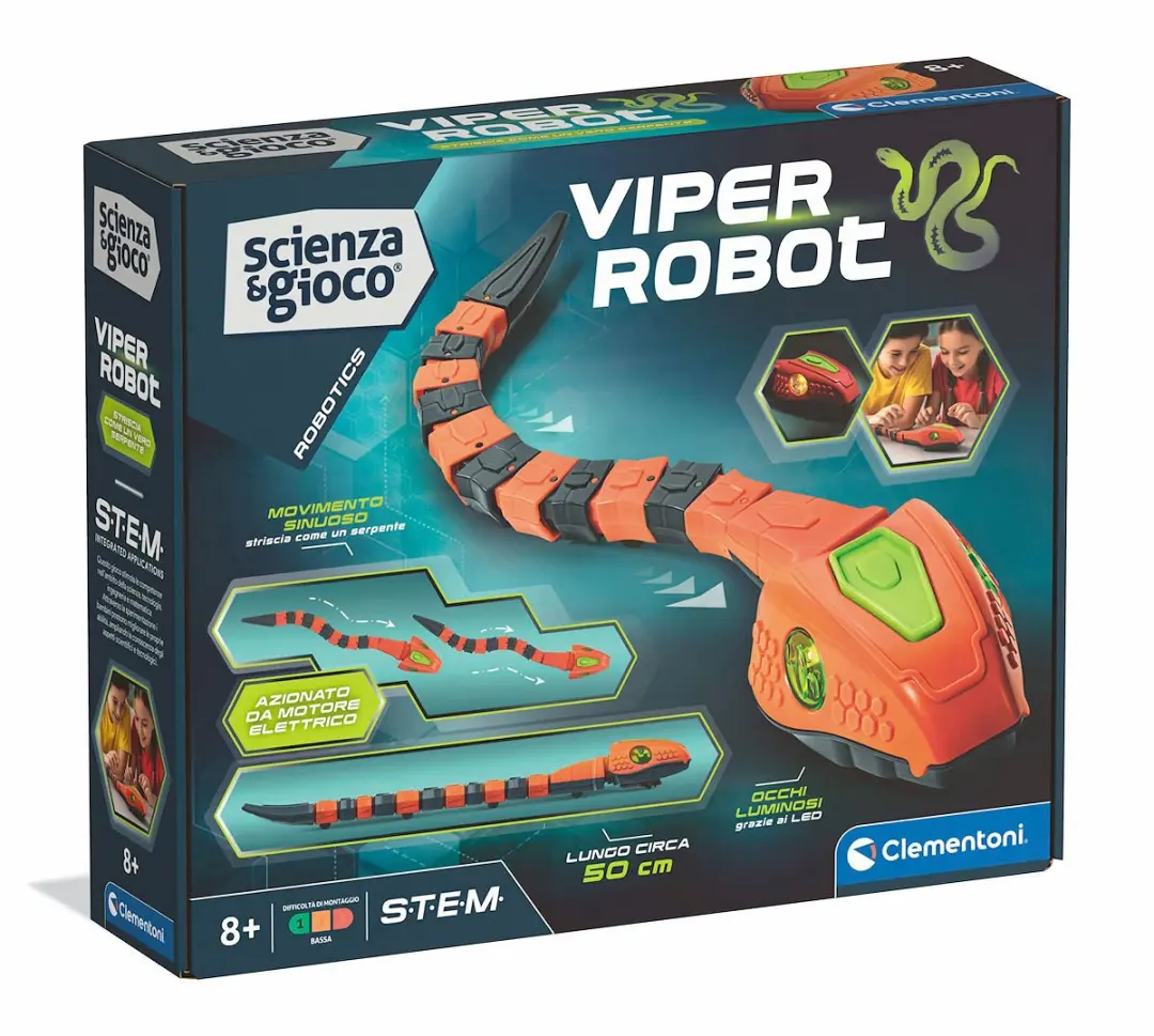 Clementoni Wetenschap & Spel Robotslang 19462