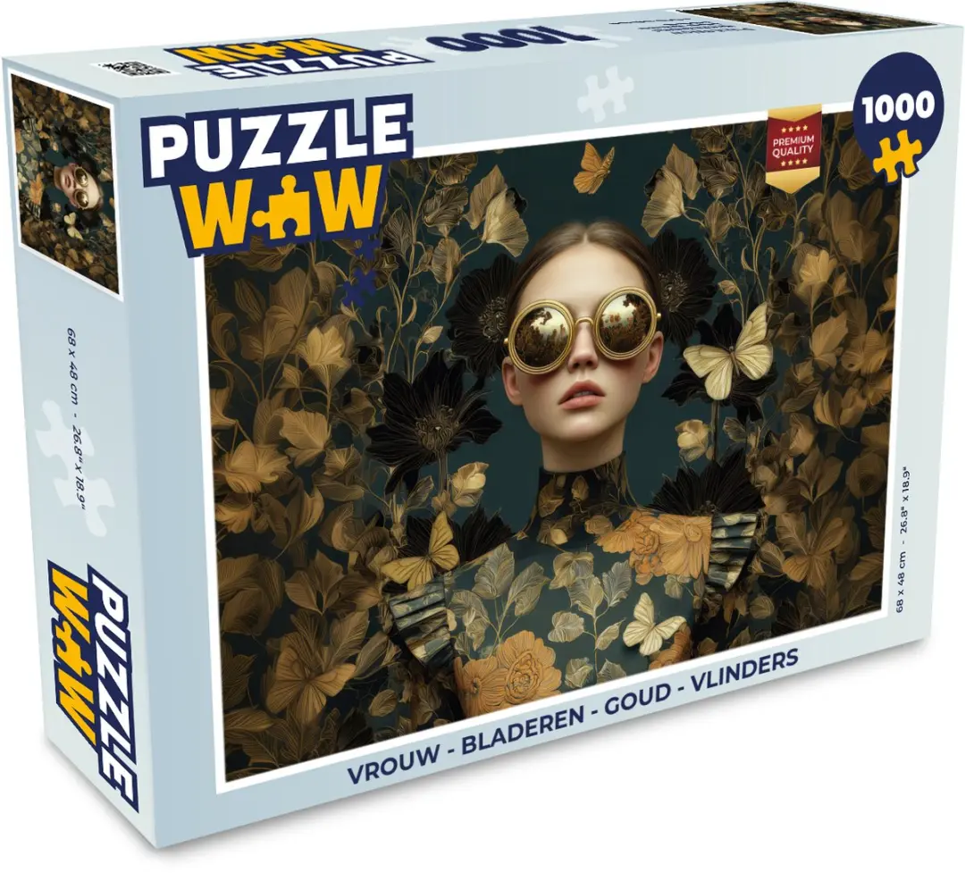 PuzzleWow Vlinders Legpuzzel 1000 Stuks