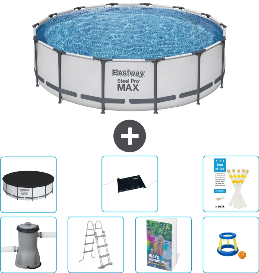 Bestway Steel Pro MAX Zwembad 427x107cm