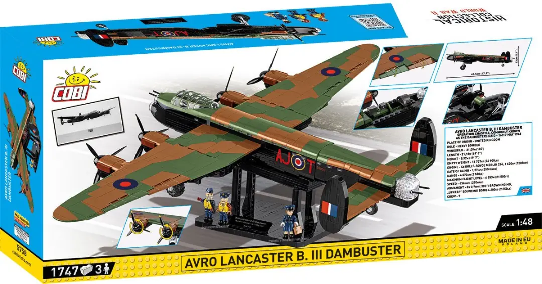 Cobi 5758 Avro Lancaster BIII Dambusters - 1747 Stukken - Meerkleurig