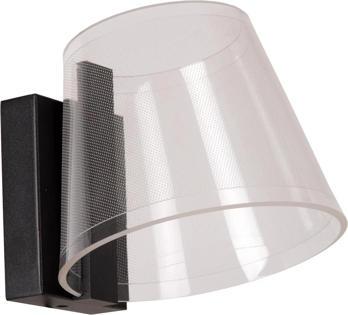 Lucide Korgis Wandlamp LED 10W 3000K - IP44 Transparant