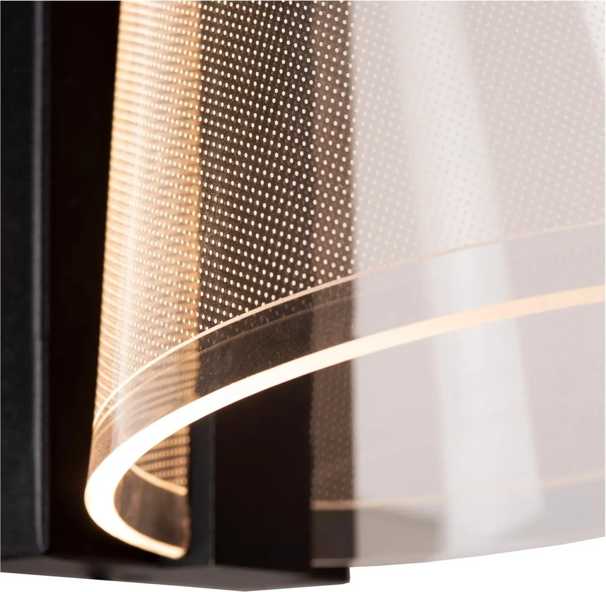 Lucide Korgis Wandlamp LED 10W 3000K - IP44 Transparant - afbeelding 6 van 6