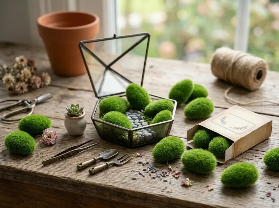 NuveX Kunststof Mosstenen 10 Stuks - Groen