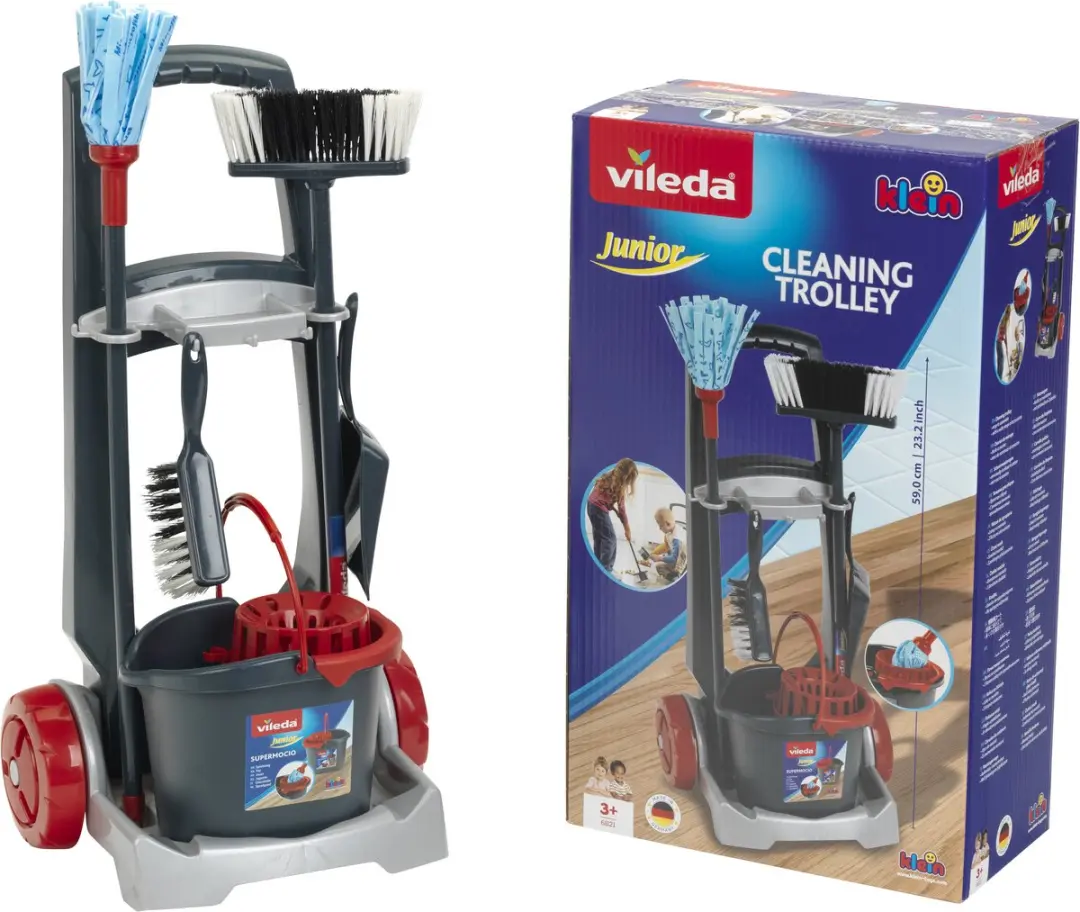 Klein Toys Vileda Bezemsysteem - 5-delig