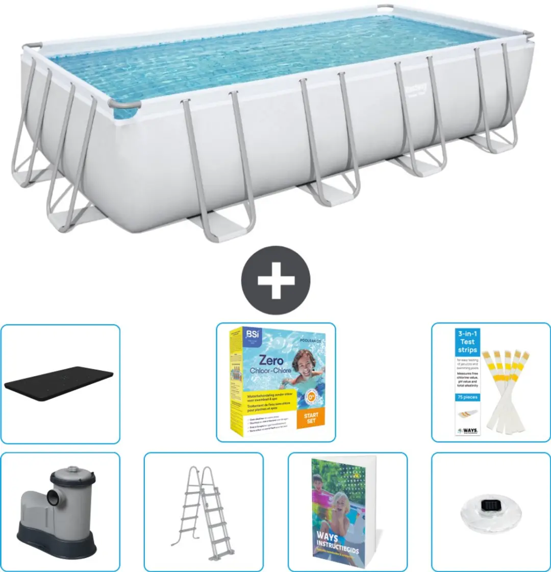 Bestway Power Steel Zwembad 549x274x122cm