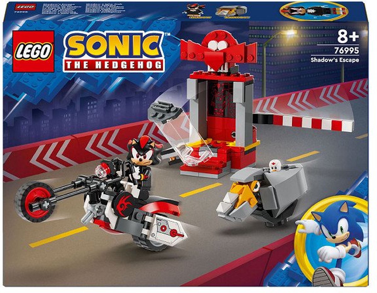 LEGO Sonic the Hedgehog Shadow the Hedgehog ontsnapping - 76995