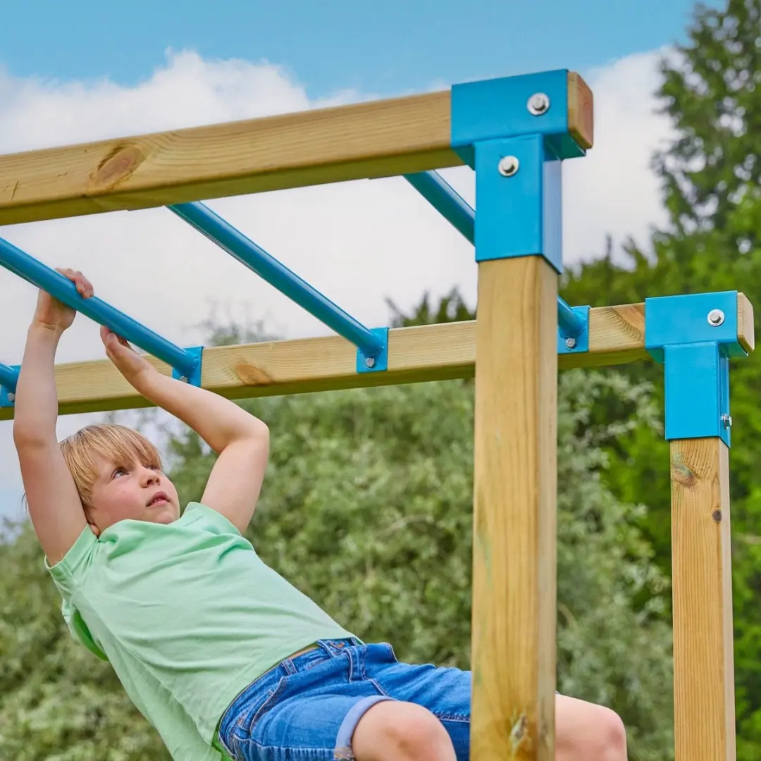 TP Toys Tamarin Skywood Speeltuin - Apenbrug met glijbaan en schommel