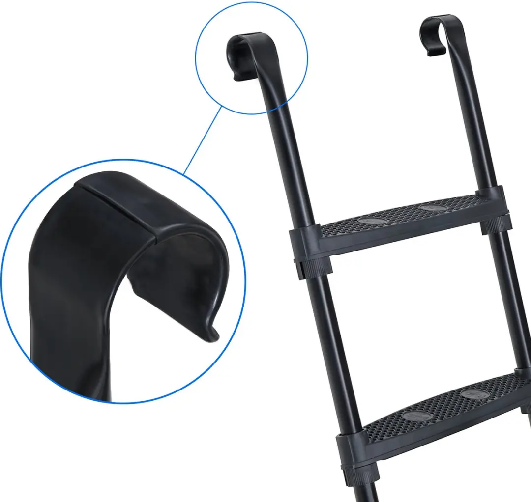 Songmics Trampoline Step Antislip Treden - Zwart
