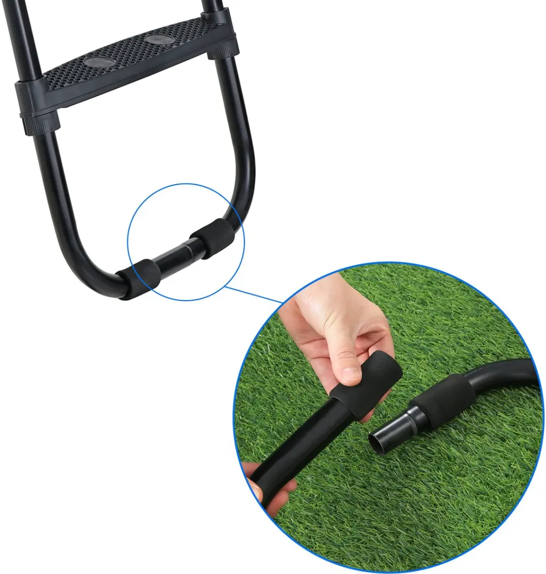Songmics Trampoline Step Antislip Treden - Zwart